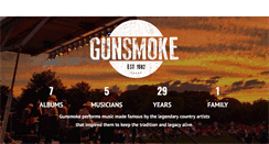 Desktop Screenshot of gunsmokeband.com